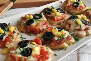 Recetas de Pizza de patatas al horno