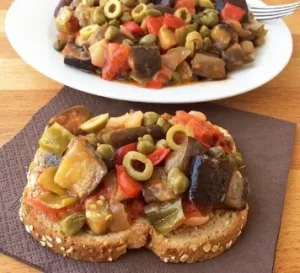 Recetas de Caponata de berenjena